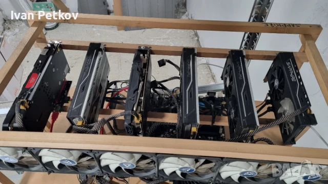 6x 470 8GB Mining Rig Копачка за криптовалути, снимка 2 - Друга електроника - 50742916