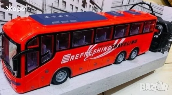 ДЕТСКИ ПОЛИЦЕЙСКИ АВТОБУС ,ЗВУК И СВЕТЛИНА С ДИСТАНЦИОННО УПРАВЛЕНИЕ 121133-2, снимка 2 - Коли, камиони, мотори, писти - 47504429