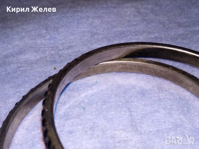 ДВЕ СТИЛНИ ВИНТИДЖ - АРТ СТОМАНЕНИ ГРИВНИ НЕРЪЖДАЕМИ 37971, снимка 8 - Гривни - 40832120