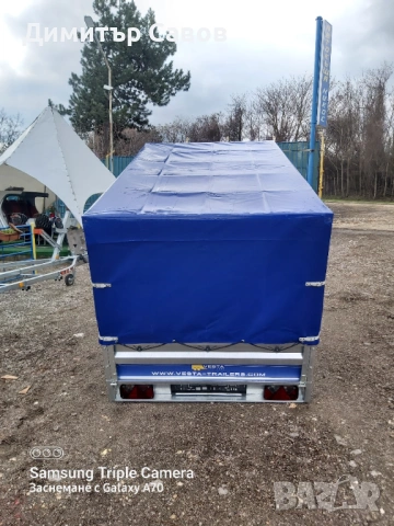 Туристическо, самосвално ремарке VESTA LIGHT 23 с брезент и шпригли Н-120, снимка 15 - Ремаркета - 53392528