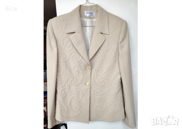 Френски официален костюм от три части  - размер 40