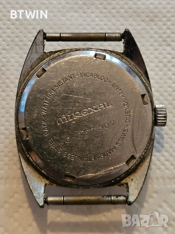 Швейцарски механичен часовник - Mireval !, снимка 2 - Мъжки - 53514231