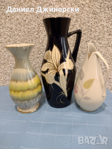 Три стари вази , снимка 3 - Вази - 44764797