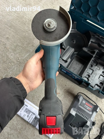 BOSCH GWS 18V-10 SC Made in Germany, снимка 5 - Ъглошлайфи - 52677021