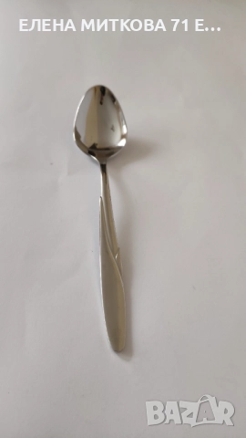 Комплект от 6 бр.масивни швейцарски лъжици от неръждаема стомана, снимка 2 - Прибори за хранене, готвене и сервиране - 52190034