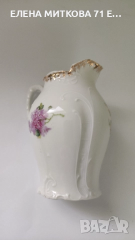 Една прекрасна барокова порцеланова каничка/латиера, снимка 8 - Антикварни и старинни предмети - 52564903