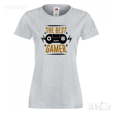 Дамска тениска The Best Gamer, снимка 5 - Тениски - 36192919