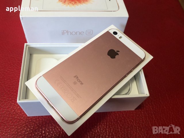 Apple iPhone SE 16Gb Rose Gold Фабрично отключен Айфон телефон, снимка 5 - Apple iPhone - 29820104
