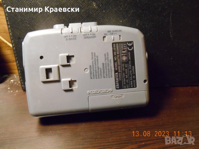 AIWA HS-JS199  WalkmanCassette Player Recording S-BASS AMFM  Radio Stereo - vintage88, снимка 8 - Други - 41983377