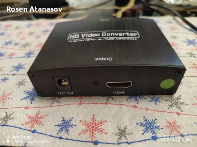 Конвертор VGA към HDMI, снимка 2 - Кабели и адаптери - 48482435