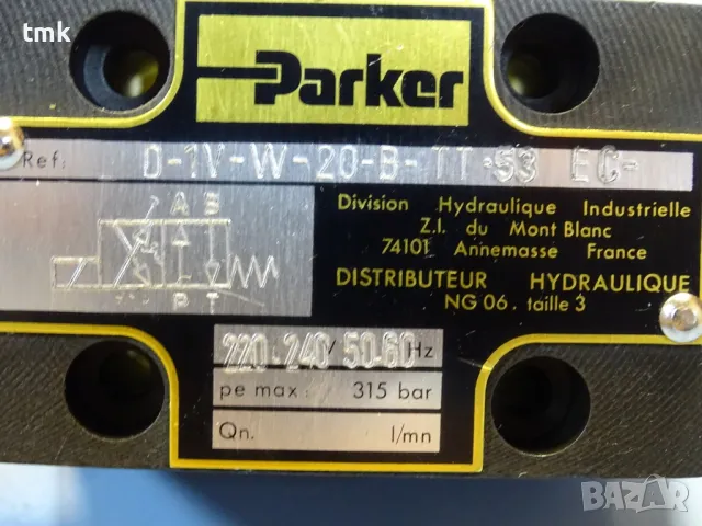 Хидравличен разпределител Parker D-1V-W-20-B-TT-53 EC directional control valve 315Bar, снимка 2 - Резервни части за машини - 48691566
