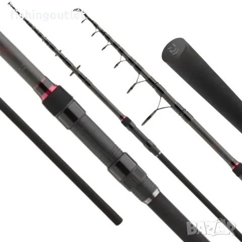 Шаранджийска въдица, телекарп Daiwa Black Widow 3.60м 52 евро / 3бр - 135 евро !, снимка 10 - Въдици - 55879725