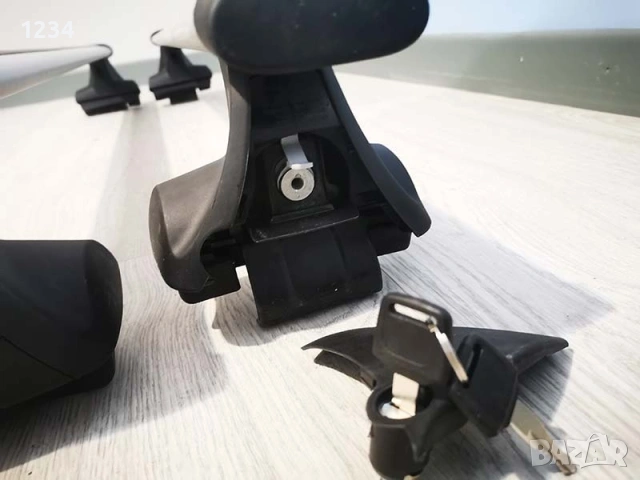 Алуминиев багажник с THULE kit 1212 за AUDI A4 седан 2001-2007 B6, B7, снимка 2 - Аксесоари и консумативи - 53398040