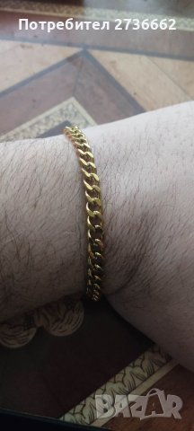 Позлатена Гривна 7 ММ , снимка 1