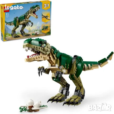 НОВО ЛЕГО 31151 Криейтър - 3 в 1 Ти Рекс LEGO 31151 3 in 1 T. rex, снимка 4 - Конструктори - 56234794