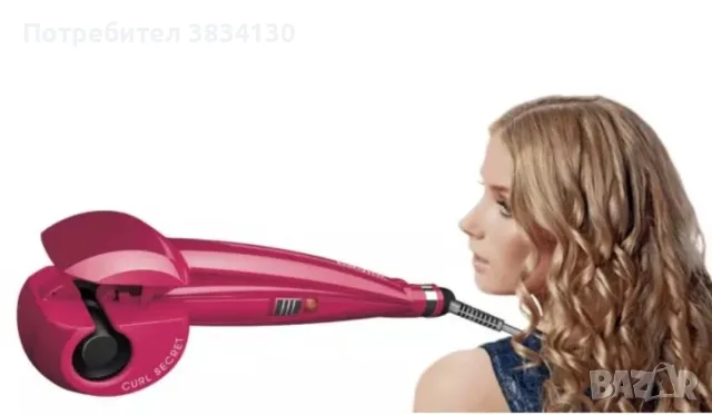 Автоматична Маша за коса BaByliss C901PME, 25 W, Керамично покритие, снимка 3 - Маши за коса - 56119513