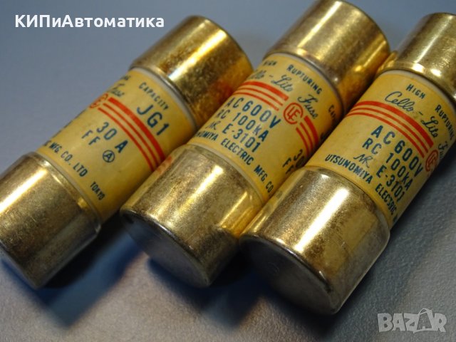 предпазител FANUC A60L-0001-0042/JG1-30 cello-lite fuse 30A 600V, снимка 3 - Резервни части за машини - 39638846