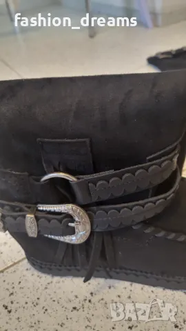 Чисто нови! Ботуши от естествен велур, снимка 4 - Дамски ботуши - 48203589