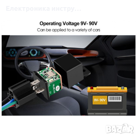 CY03A Автомобилен GPS тракер за проследяване в реално време