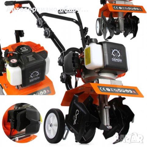 Мотофреза 2Т Бензинова 51.7cc Demon, снимка 1