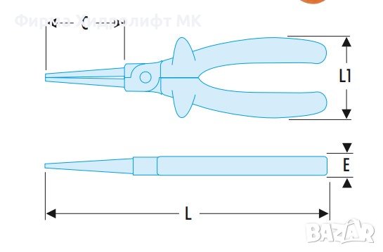 FACOM 189.17AVSE Клещи високоволтови , снимка 2 - Клещи - 31348961