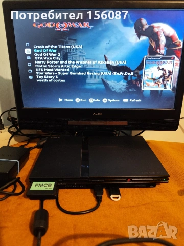 ✅ PS2 Slim хакнат,USB игри, HDMI, снимка 2 - PlayStation конзоли - 53327305