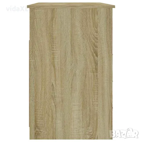 vidaXL Бюро с чекмеджета, сонома дъб, 102x50x76 см, инженерно дърво, снимка 8 - Бюра - 56147963