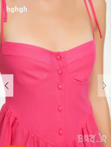  Нов Ленен дамски гащеризон Trendyol, снимка 9 - Гащеризони - 44553387