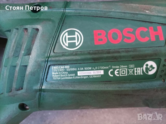 Саблен трион, зега Bosch, снимка 4 - Други инструменти - 39997302