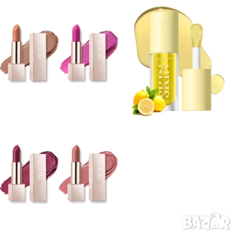 Комплект Червила 4бр. с Гланц за устни 2бр, Beauty Searcher