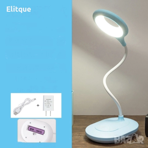 Настолна LED лампа за бюро, снимка 11 - Настолни лампи - 52795015