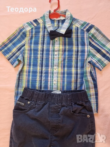 Сет риза H&M и панталони 110, снимка 2 - Детски комплекти - 51731545