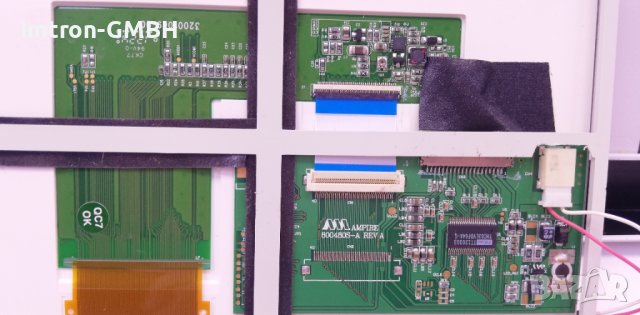 7-инчов LCD touch display ПАНЕЛ AM800480STMQW  800480S-A  capacitive touch panel, снимка 6 - Друга електроника - 39761612