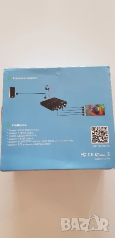 2x2 HDMI Video Wall Controller с 4K вход, 1080P изход, IR Remote & RS232 Контрол, снимка 7 - Друга електроника - 50960955