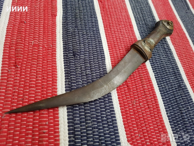 Османски ханджар кама нож , снимка 2 - Антикварни и старинни предмети - 52586543