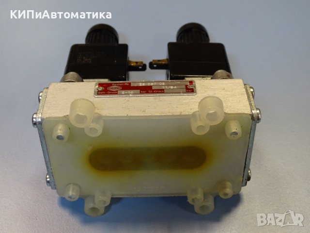 Пневматичен разпределител HERION 2555708 Double Solenoid Valve, снимка 7 - Резервни части за машини - 41729037