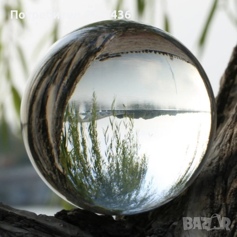 Супер прозрачна топка от кристални лещи K9, прозрачна стъклена топка за фотография, леща за гадаене, снимка 5 - Декорация за дома - 52807403