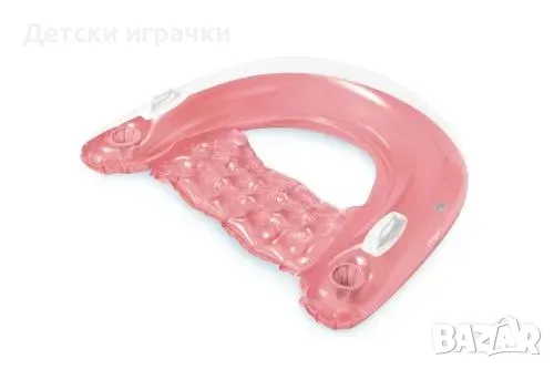 Надуваем шезлонг Sit ‘N Float Intex 152 х 99см, жълт и зелен, снимка 4 - Надуваеми играчки - 49899853