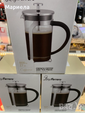 Преса за кафе и чай френска 800 мл Luigi Ferrero