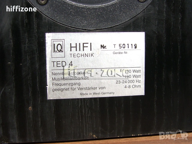 Тонколони    I.Q ted 4 /2 , снимка 10 - Тонколони - 53562465