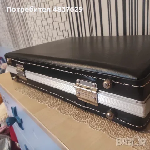''дипломатическо'' куфарче от естествена кожа. Антика, колекционерско. БДС, класика от соц-а., снимка 3 - Антикварни и старинни предмети - 55769136