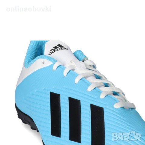НАМАЛЕНИЕ!!!Футболни обувки стоножки ADIDAS X 19.4 Светло сини F35345 №40, снимка 8 - Маратонки - 34597636