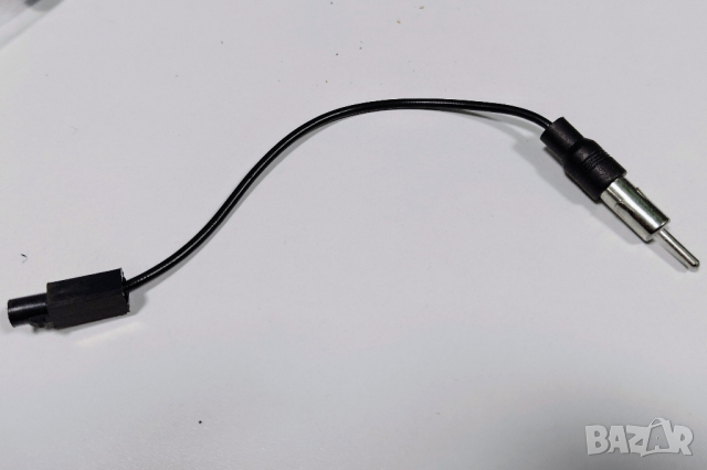 Преход, букса за автомобилна радио антена, мъжка, за кола, за мултимедия, двоен дин