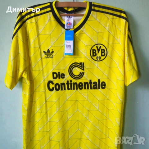 Футболна Тениска Adidas Jersey Borussia Dortmund soccer Zlatkov чисто нова размер 2XL BVB, снимка 2 - Тениски - 53392392