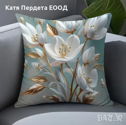 Комплект от 2 бр 3D плюшени декоративни калъфки за възглавници, снимка 2 - Спално бельо - 49869655