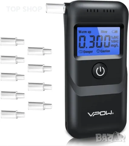 Тестер за алкохол VPOW Тестер, снимка 6 - Друга електроника - 48763772