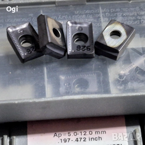 Пластини твърдосплавни ISCAR твърдосплавни пластини , снимка 4 - Стругове - 51850563