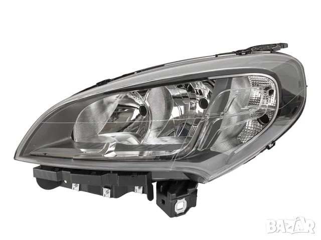 Фар Ayfar за Fiat Doblo II 2015–2022 – черна рамка, мотор и дневна светлина – ляв/десен