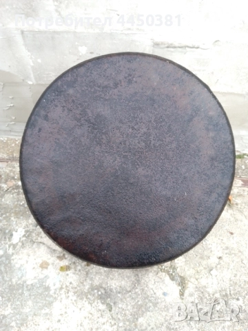 1960 РЕТРО ОГРОМНА ТАВА ЗА ЛЮТЕНИЦА И ТОПЕНЕ НА СВИНСКА МАС, снимка 4 - Антикварни и старинни предмети - 52133910