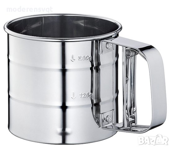 Метално сито с въртящ механизъм за брашно и пудра захар, снимка 7 - Аксесоари за кухня - 41855655